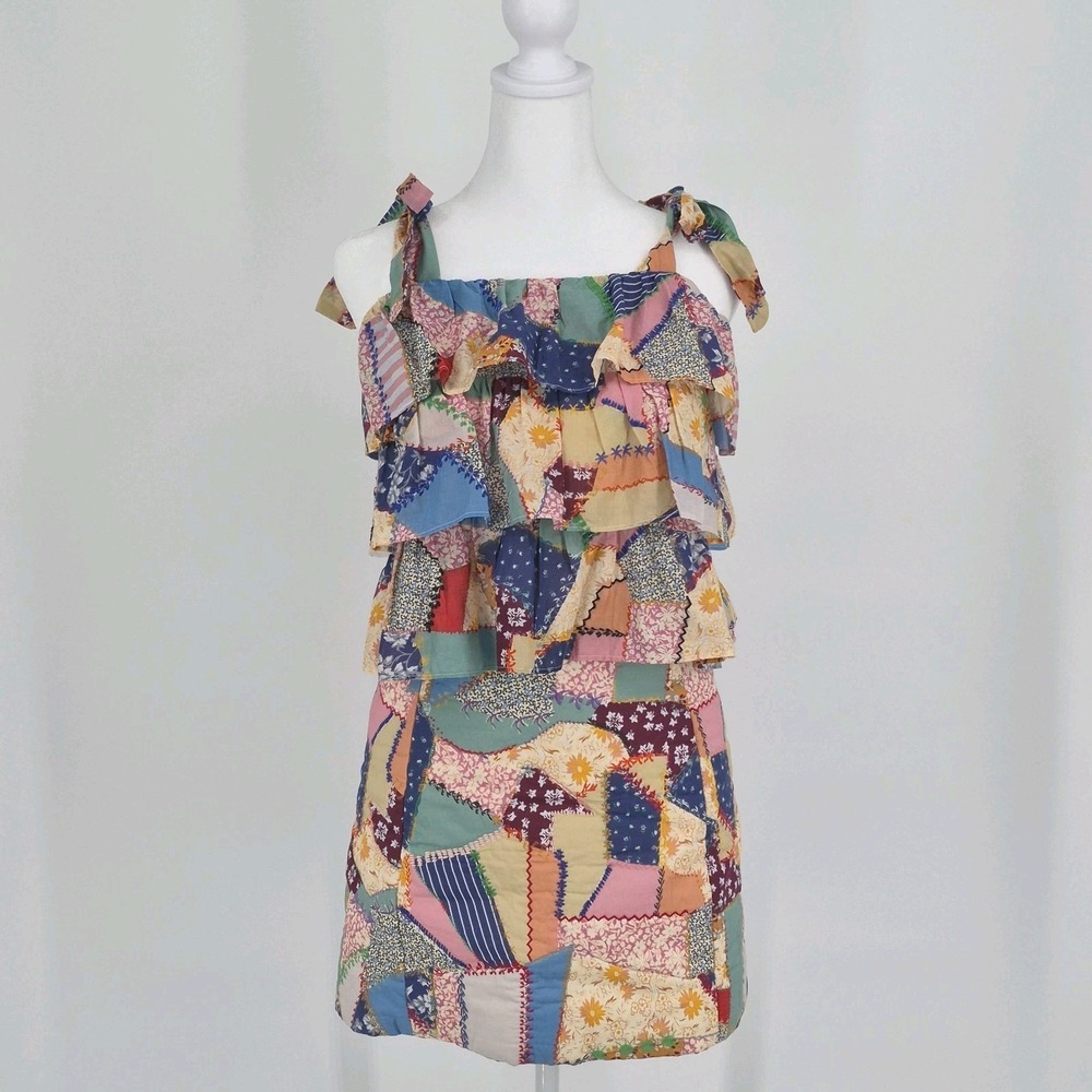 Sézane x‎ Sea NY Patchwork Set Jacopa Blouse & Neli Skirt Floral Multi Sz 36